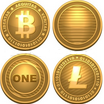 devises virtuelles bitcoin logo